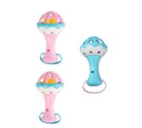 Hohopeti 3pièces à Main Musical Adorable Clochette à Main Avec Design De Dessin Animé Pour Garçon Fille