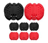 Hohopeti 4 Paires de Pédales de Tricycle pour Tout-Petits en Plastique Antidérapant Repose-Pieds Ergonomiques Rouge et Noir Accessoires de Rechange Confortables et Sécurisés pour Vélo