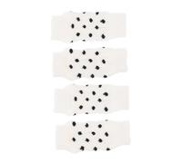 Hohopeti 4 pièces Chaussettes Antidérapantes pour Animaux Protège-Jambes Confortables Respirant Jambières Mignonnes à Motifs Ronds Protection Résistante pour Chiens Petits