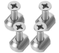 Hohopeti 4 pièces Écrous T en Acier Inoxydable et Laiton résistants pour Planche de Sport Nautique Lot de Fixation coulissante pour Accessoires Nautiques