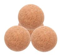 Hohopeti 4 Pièces Lot de Bouchons Liège Sphériques Bouchons Réutilisables pour Bouteilles Verre Étanchéité Fiable et Anti-fuite Adaptés pour Vin et Décorations Maison