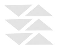 Hohopeti 4 pièces Protection Coin Table Triangle Plastique Accessoires Babyfoot Protège-Bords Anti-Rayures Léger et Flexible Lot