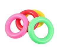 Hohopeti 4 pièces Set de Anneaux de Relais Colorés Antidérapants pour Jeux Extérieurs Garçon Fille Sportif de Lancer Cible Ludique pour Coordination et Esprit Équipe