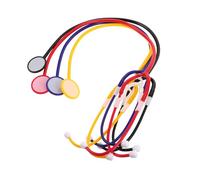 Hohopeti 4 Pièces Stéthoscope Garçon Fille DIY et Ergonomique Accessoires Jeu de Rôle Médecin pour Développement Motricité Fine et Apprentissage Scientifique