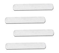 Hohopeti 4 Plaques d'acier Lestées Bande Lestée Équipement De Musculation pour Entraînement à Domicile Et Salle De Sport 4 Pièces Amovibles Et Légères