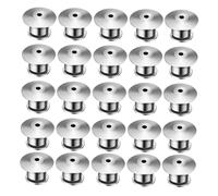 Hohopeti 40 Pièces Fermoirs Métal à Ressort pour Broches Pinbacks Verrouillage Sécurisé Attaches Remplacement Épingles Broche Collectionneurs