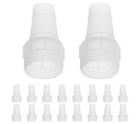 Hohopeti 40 pièces Raccord Réducteur Tuyau Barbelé Plastique Connecteur Injecteur Rapide pour Ballons Eau Compatible Multiple Flexibilité et Étanchéité