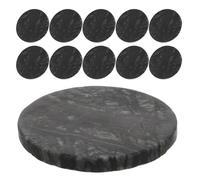 Hohopeti 40 Pièces Skipping Stones Set for Water Play Natural Flat Rocks for River Pool Competitive Outdoor Game Toy to Enhance Coordination and Skill