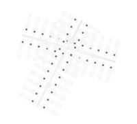 Hohopeti 48pièces Magnetic Nail Color Display Card for Beginners Easy Detach Portable Nail Art Practice Board with Magnetic Design for Skill Enhancement and Creative Flexibility