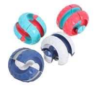 Hohopeti 4pièces Boule Puzzle Rotative Anti-Stress Jouet Sensoriel Manuel avec Billes Tournantes pour Garçon Fille Et Adultes Décompression Portable pour Bureau Voyage Et Relaxation