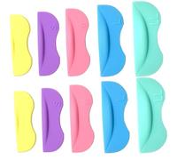 Hohopeti 5 paires Coussinets Silicone pour Rehaussement et Permanente de Cils Pads Doux et Réutilisables pour Extensions et Recourbe-cils Professionnels