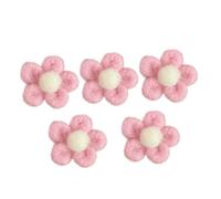 Hohopeti 5 pièces Broche Fleur Feutre Adorable pour Garçon Fille Épingles Corsage Décoratives pour Vêtements Sacs Chapeaux et Écharpes Accessoire et Créatif Rose