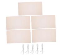 Hohopeti 5 Pièces Doll Wig Cap Set Stretchy Protective Inner Net for Bjd Reborn Dolls Mini Hat Base for DIY Hair Styling and Wig Making