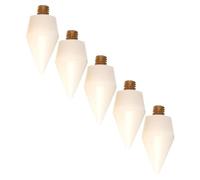 Hohopeti 5 pièces Embouts de Cire pour Stylo Point Diamant Remplacement Double Tête Cire Métallique pour Outils Peinture DIY Accessoires de Pose de Pierres pour Manucure et Art Du Diamant