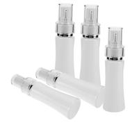 Hohopeti 5 Pièces Flacons Pompe Lotion Réutilisables avec Design Ergonomique Fuite pour Voyage et Salle de Bain Distributeurs pour Shampooing Gel Corps