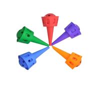 Hohopeti 5 pièces Jeu Éducatif Throw Chuck Ball Toy pour Garçon Fille Outil Sensoriel Intégration Motrice Balles Colorées Légères Plastique Abs Interactif pour Activités Intérieur et