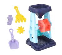 Hohopeti 5 pièces Jouets de Plage pour Garçon Fille avec Sablier Pelles et Outils de Sable Colorés Kit Créatif pour Jeux Extérieurs Plage Piscine et Bac à Sable Couleur Couleur Aléatoire