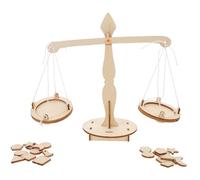 Hohopeti 5 Pièces Kit DIY Balance Équilibre Jeu Expériences Stem pour Garçon Fille Modèle de Balance Mathématique pour Activités Éducatives Maison et Classe