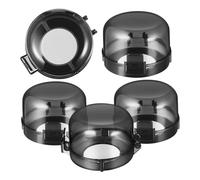Hohopeti 5 Pièces Lot de Caches de Boutons de Cuisinière Sécurisés pour Protection Durable Chaleur et Aux Impacts de Sécurité pour Boutons de Gaz