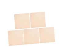 Hohopeti 5 pièces Plaques Contreplaqué Tilleul Lisse pour DIY Projets Découpe Peinture Modélisme Pyrogravure