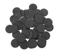 Hohopeti 50 blocs ronds de graphite : électrodes en graphite de haute pureté - lingots en forme de disque pour fusion, coulée et électrolyse, 23 mm x 1,2 mm