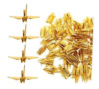 Hohopeti 50 Pièces Origami Crane Garland Hanging Decor Japanese Paper Cranes Lightweight DIY Wall Decoration For Parties Home