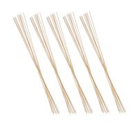 Hohopeti 50pièces Fournitures De Fabrication De Bâtons De Cerf-Volant Bambou Jaune De Support pour Et Lanternes DIY