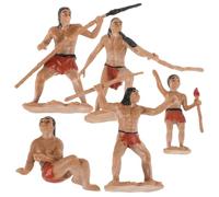 Hohopeti 5pièces Figurines De Préhistoire Modèle De De Chasse pour Décoration De Bonsai Et Aménagement De Table De Sable
