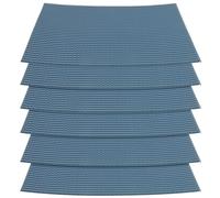 Hohopeti 6 Feuilles Lot de Tuiles de Toit Miniatures Gris Imitation PVC Modèles DIY pour Maquettes de Bâtiments Décorations pour Maquettes de Toits et Dioramas Accessoires pour Projets