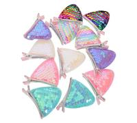 Hohopeti 6 Paires Barrette à cheveux oreilles d'animals décoration de cheveux pour enfants casque de chat Barrettes pour femmes