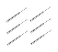 Hohopeti 6 Pièces Amortisseur de poubelle fermer loquets à pousser pour armoire ferme-porte doux amortisseur de porte de l'armoire à boucles molles accessoire poubelle Plastique