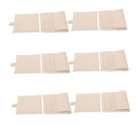 Hohopeti 6 pièces Lot de Pochettes Bijoux Microfibre Antioxydantes avec Insert Sacs Rangement pour Colliers Boucles Oreilles Bracelets Protection Ternissure Emballage Élégant pour Petites