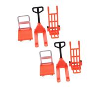 Hohopeti 6 pièces Miniature Jeu de Barricades Routières Educatif pour Garçon Fille Ensemble Outils de Circulation pour Apprentissage et Développement des Compétences Gestion du Trafic