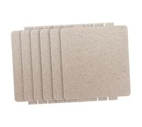 Hohopeti 6 pièces Plaque Mica Four Micro-ondes Protection Résistante Haute Température Feuille Isolante pour Remplacement Guide Ondes Accessoire et Pratique