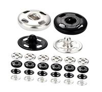 Hohopeti 60 Pièces Boutons Pression à Coudre Invisibles pour Vêtements Fixations Durables pour Couture DIY Kit Réparation Vêtements