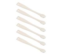Hohopeti 6pcs Cuillères à Crème de Beauté en Alliage de Zinc, Applicateurs Pratiques pour Crème Visage, Échantillonnage Cosmétique DIY et Voyage