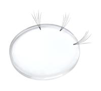 Hohopeti 6pcs Patch Extension de Cils en Silicone Surface Lisse Support Pratique pour Extensions de Cils pour Salon de Beauté Débutants