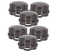 Hohopeti 6pièces Couvercles De Pour Boutons De Cuisinière De Sécurisés Pour Garde Ouverture Accidentelle Des Boutons De Design Translucide Pour Meilleure Visibilité