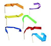Hohopeti 7 pièces Rubans de Danse pour Garçon Fille Multicolores Rubans de Gymnastique Rythmique Légers et Colorés pour Entraînement Artistique et Spectacles