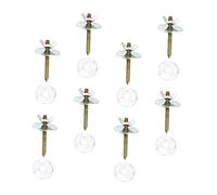 Hohopeti 8 Ensembles Vis et Écrous pour Perchoirs de Cage à Oiseaux Accessoires de Fixation pour Oiseaux Installation Facile et Stable