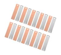 Hohopeti 8 Paires Bandes Électrodes Cuivre Zinc pour Expériences Batterie Fruit Matériel Électrolyse Anode Stable et Kit Pédagogique Scientifique