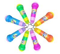 Hohopeti 8 pièces Microphone Garçon Fille Simulateur Écho Plastique Résistant Accessoire Créatif pour Fête Couleurs Aléatoires pour Jeu et Chant Couleur Aléatoire Couleur Aléatoire
