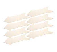 Hohopeti 8 Plaques En Bois Vierges En Forme De Flèche Décoration Murale En Bois Panneau Flèche Non Fini Plaque À Faire Soi-Même Ornement
