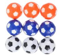 Hohopeti 9 pièces Balles de Football de Table Mini Colorées pour Foot Accessoires de Remplacement pour Adultes Adapté Aux Jeux de Football de Table Standard