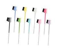 Hohopeti 9 Pièces Brosse Double Embout Sourcils et Cils Peigne pour Modelage et Séparation des Cils Brosse pour Extension de Outil Portable pour Soins des et Maquillage