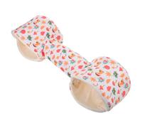 Hohopeti Abri Tunnel Chaud pour Hamster et Petits Animaux Lit Douillet en Tissu Doux Nid Portable et Lavable pour l'hiver Maison Confortable pour Rongeurs Actifs et Explorateurs