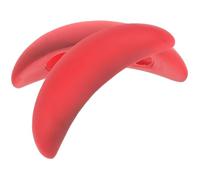 Hohopeti Accessoire de Farce Bouche en Caoutchouc Rigide pour Poisson D'avril, Lèvres Rouges Épaisses de Cosplay, Ensemble D'accessoires Amusants pour Fêtes et Spectacles