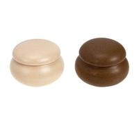 Hohopeti Accessoire Manucure et Écoles de Manucure Simple et Pratique pour Salons Coupelles à Ongles 2pcs en Céramique avec Couvercle pour Lavage de Pinceaux Nail Art