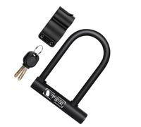 Hohopeti Acier au Carbone Antivol Portable en U Résistant la Coupe Perçage Boucle de Fixation à Libération Rapide pour Vélo Tout Terrain