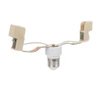 Hohopeti Adaptateur de Douille de Lampe en Céramique E27 vers R7s pour Ampoules Halogènes Résistance la Chaleur et Design Stable, Maison Bureaux